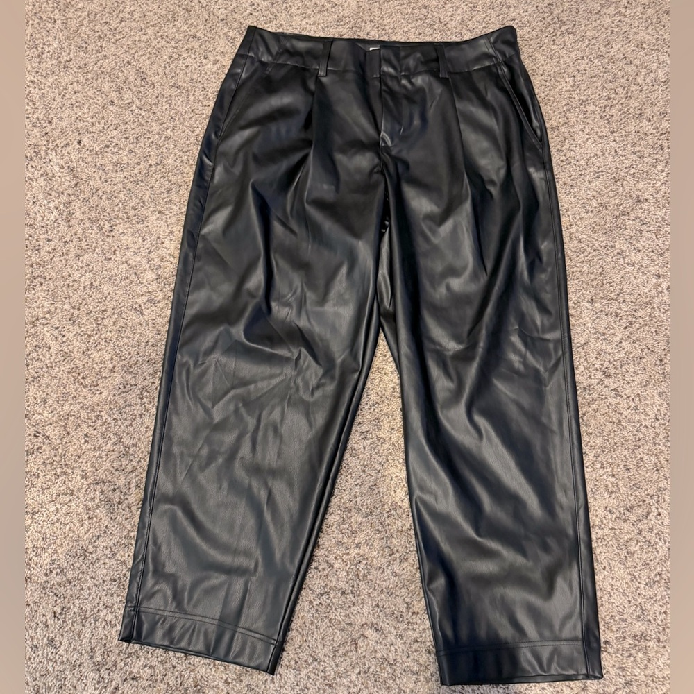 A New Day black faux leather pants